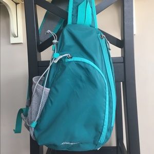 Eddie Bauer Teal  crossbody bag $20